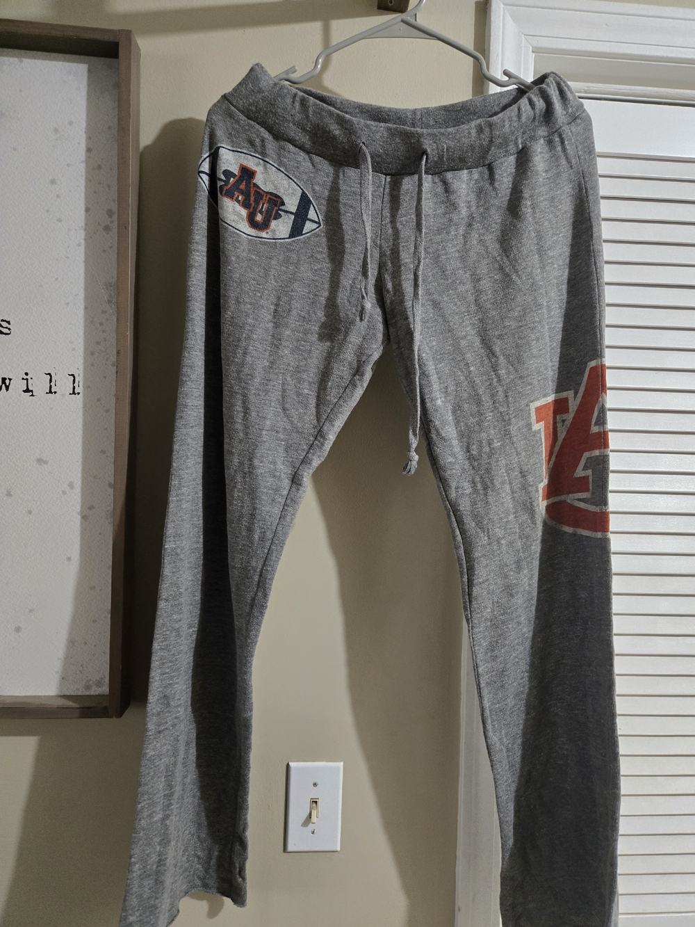 Recycled Karma Gray AU Logo Jogger Pants - Men